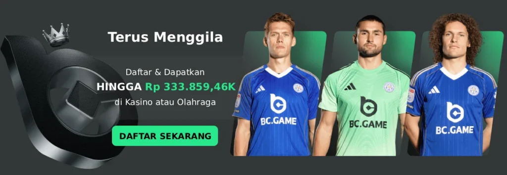 BC Game - Daftar dan Dapatkan Hingga Rp 333.859,46K di Kasino atau Olahraga