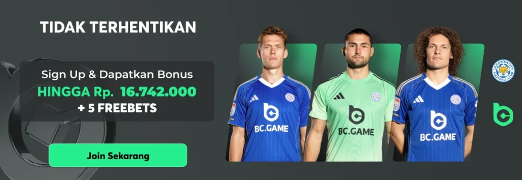 BC Game Indonesia – Platform Taruhan Bola & Crypto Casino Terpercaya Main Banner