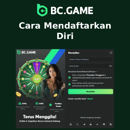 Cara Daftar Di BC Game Indonesia
