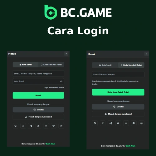 Cara Login di BC Game Indonesia
